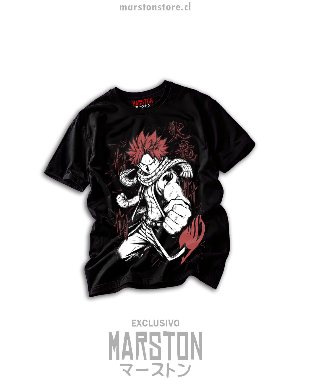 Polera Fairy Tail - Natsu Dragneel