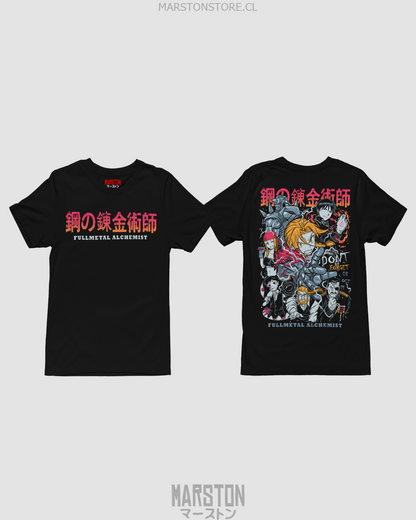 Polera Fullmetal Alchemist con diseño inspirado en el anime
