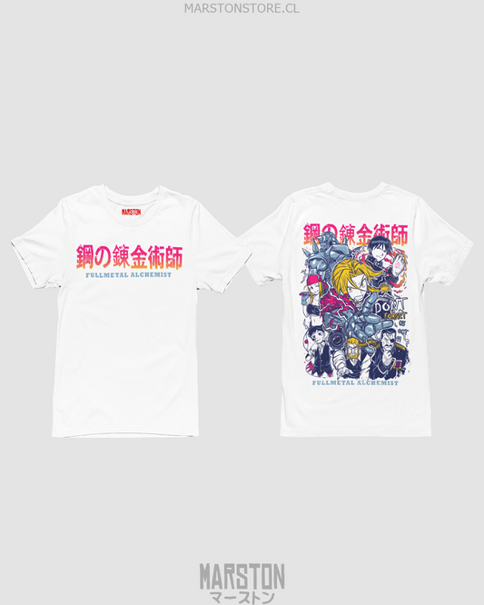 Polera Fullmetal Alchemist con diseño inspirado en el anime
