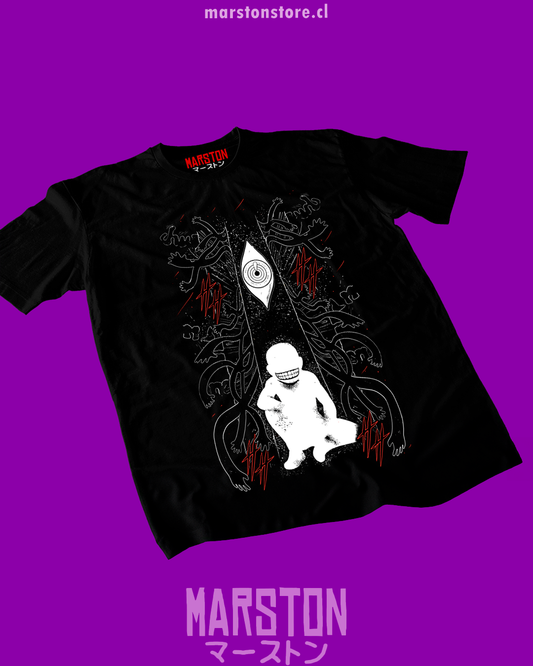 Polera negra Fullmetal Alchemist con diseño de The Truth