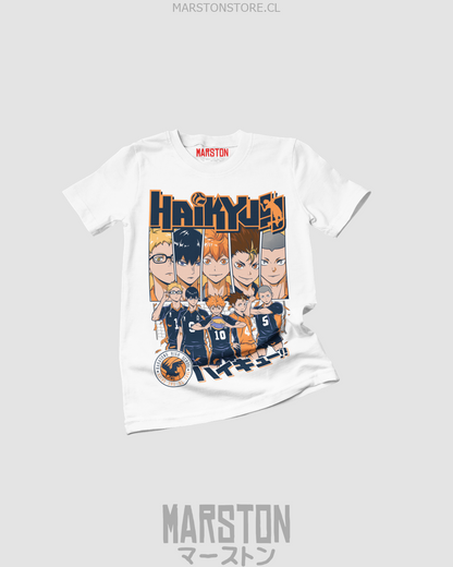 Polera de Haikyuu!! del equipo Karasuno