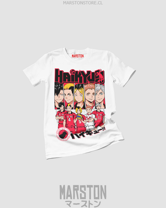 Polera de Haikyuu!! del equipo Nekoma