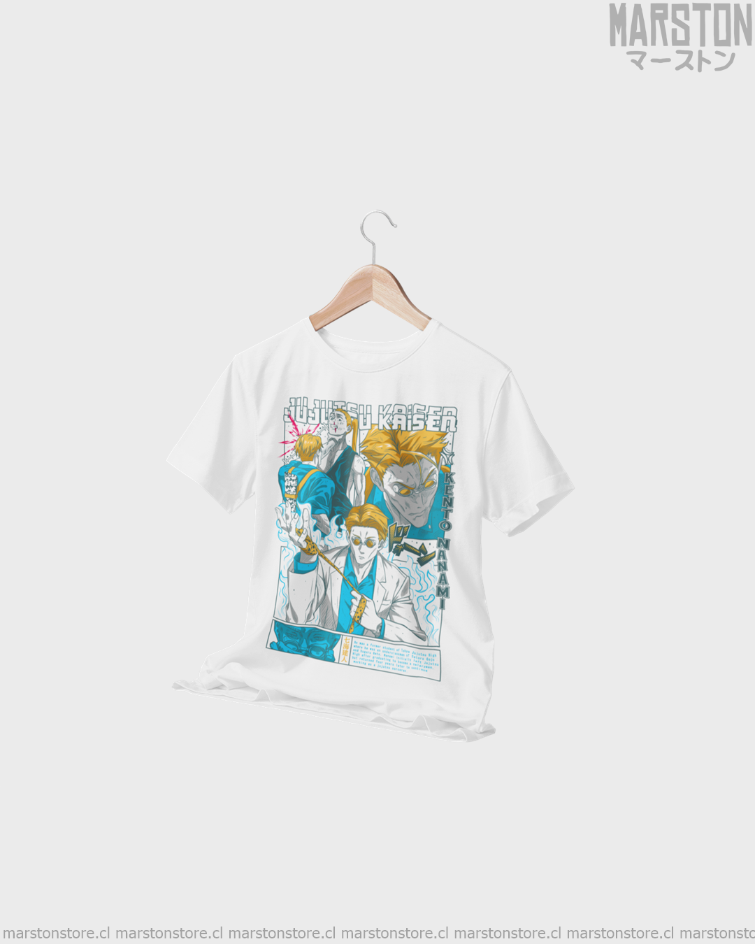 Polera con diseño de Kento Nanami de Jujutsu Kaisen