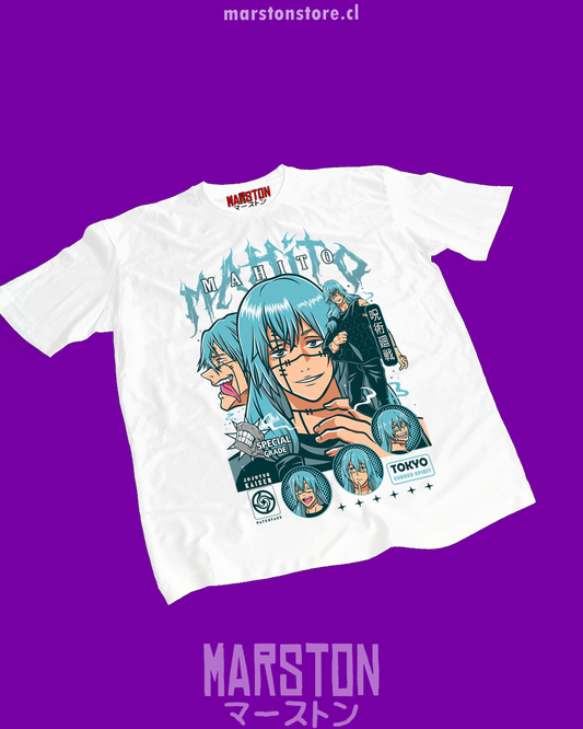 Polera con diseño de Mahito de Jujutsu Kaisen