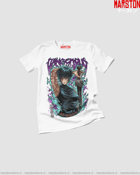 Polera con diseño de Maki Zenin de Jujutsu Kaisen