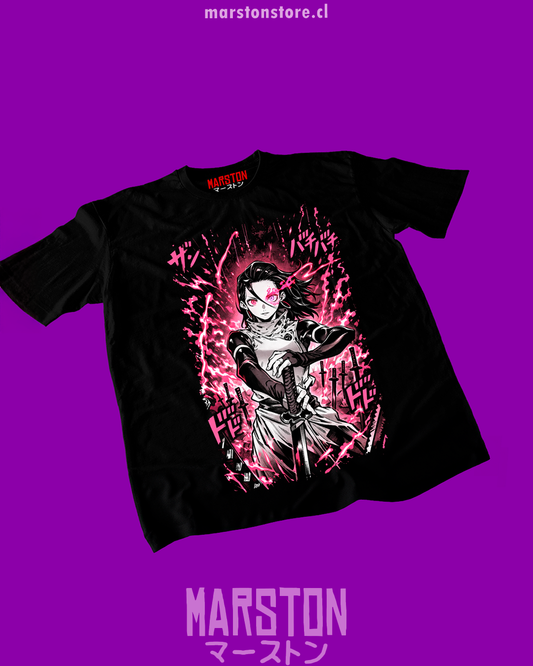 Polera negra Jujutsu Kaisen Modulo con diseño de Yuka Okkotsu