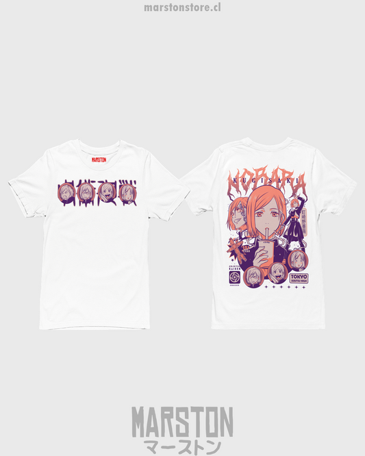 Polera con diseño de Nobara Kugisaki de Jujutsu Kaisen
