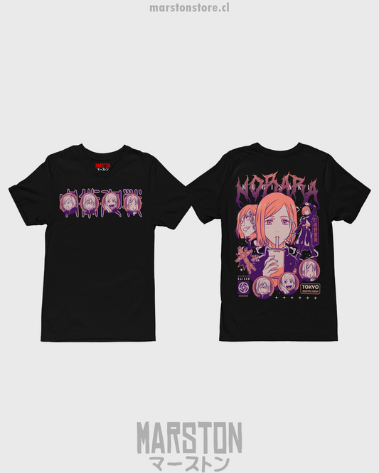Polera con diseño de Nobara Kugisaki de Jujutsu Kaisen