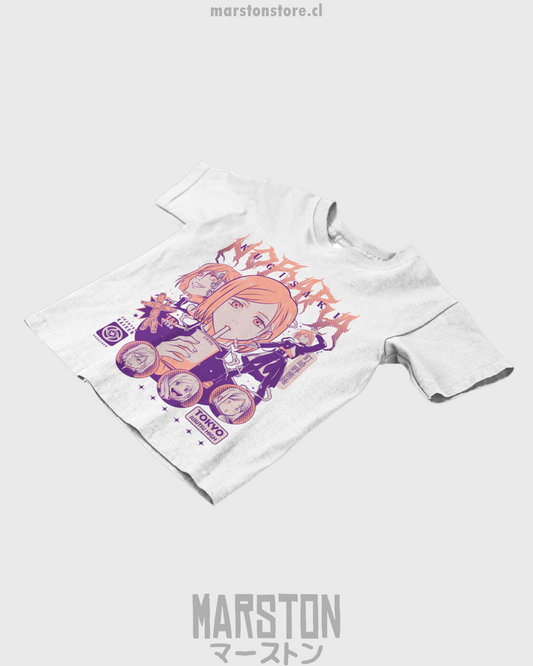 Polera con diseño de Nobara Kugisaki de Jujutsu Kaisen