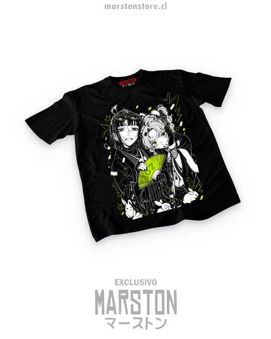 Polera negra de Ki ni Natteru Hito ga Otoko Janakatta con diseño de Mitsuki Koga
