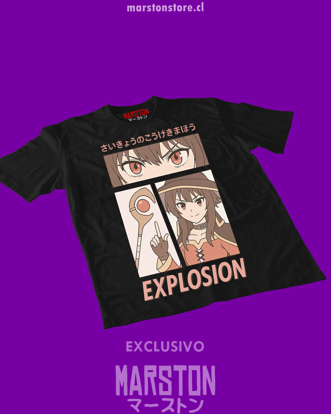 Polera de KonoSuba con Megumin