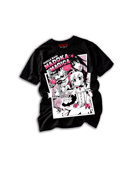 Polera Madoka Magica - Madoka Kaname negra