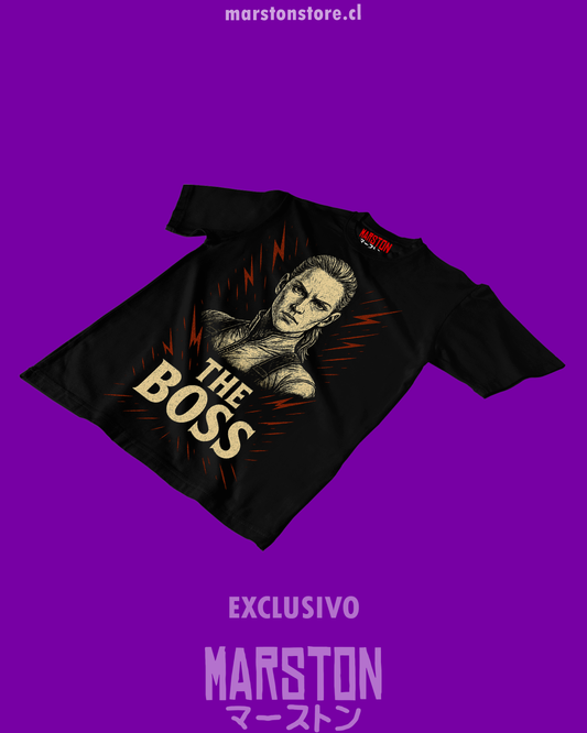 Polera negra Metal Gear Solid 3 con diseño de The Boss