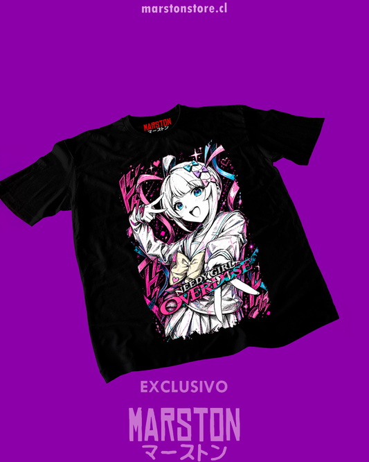 Polera negra con diseño de Needy Girl Overdose