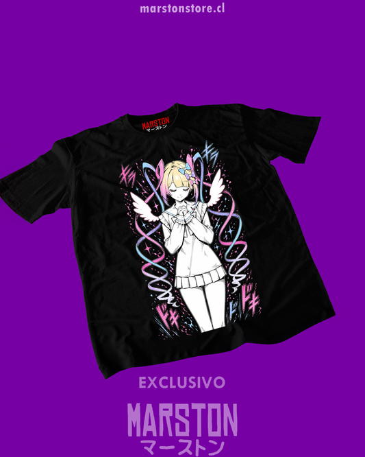 Polera negra con diseño de Needy Girl Overdose