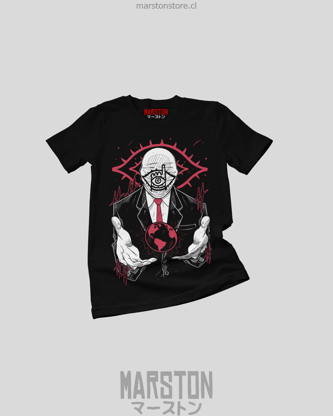 Polera negra de 20th Century Boys