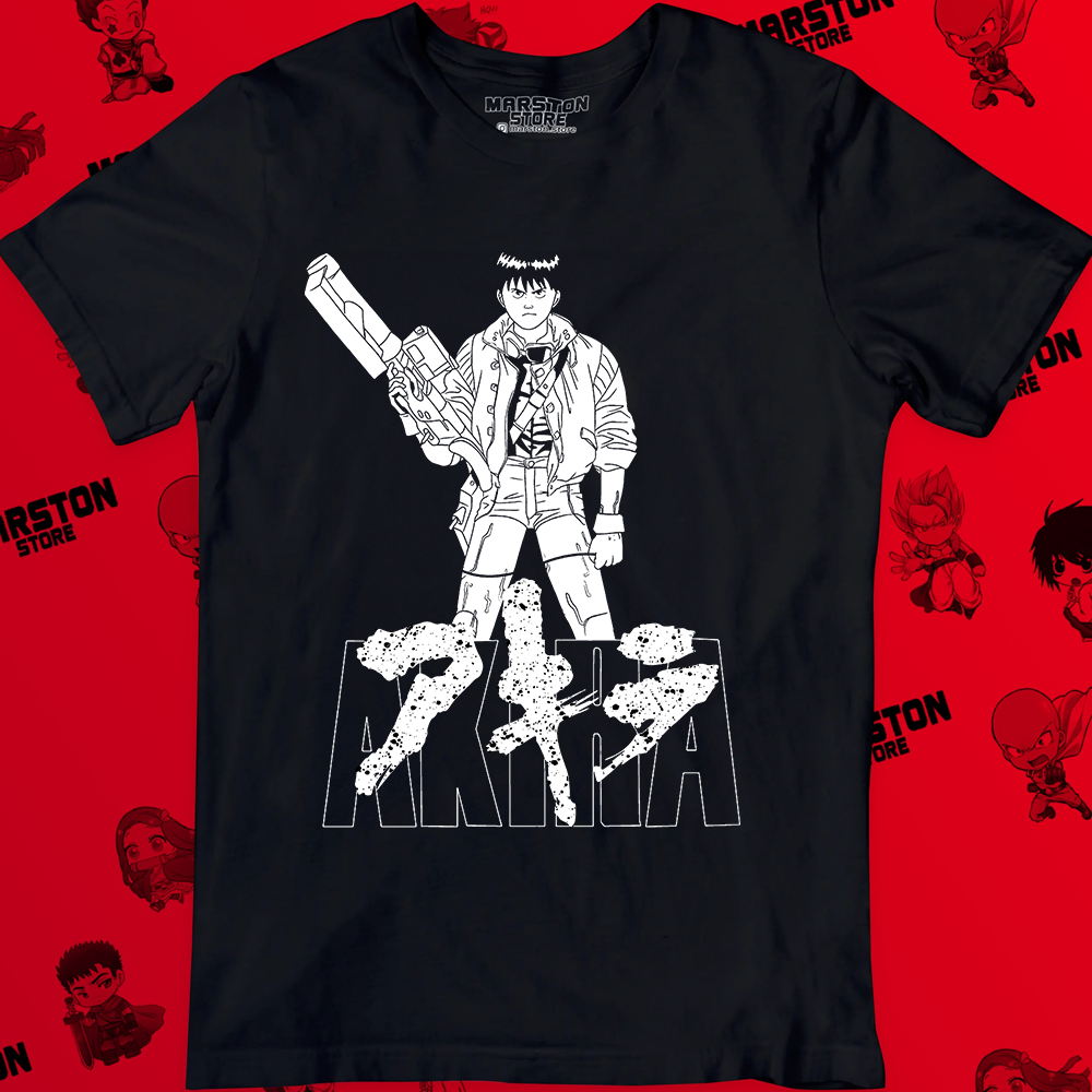 Polera negra de Akira con Shotaro Kaneda