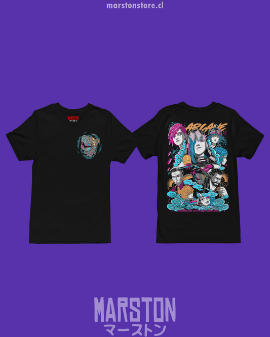 Polera negra de Arcane