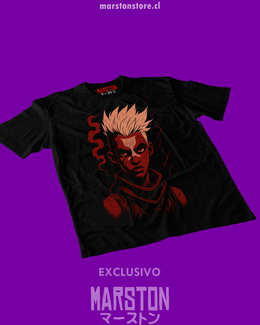 Polera negra de Arcane con Ekko