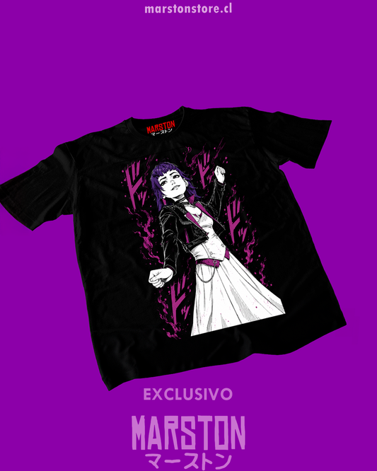 Polera negra de Arcane con Jinx
