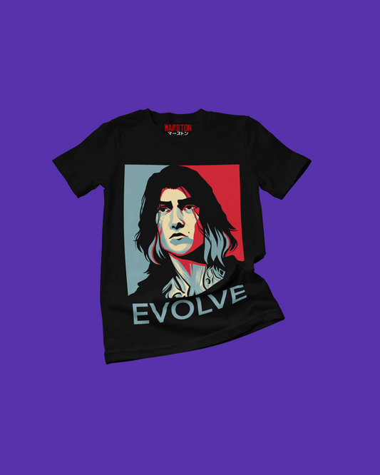 Polera negra de Arcane con Viktor