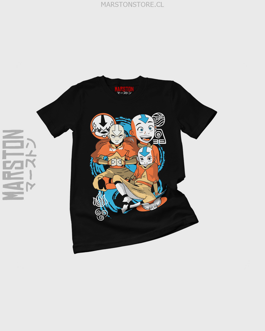 Polera negra de Avatar: La leyenda de Aang