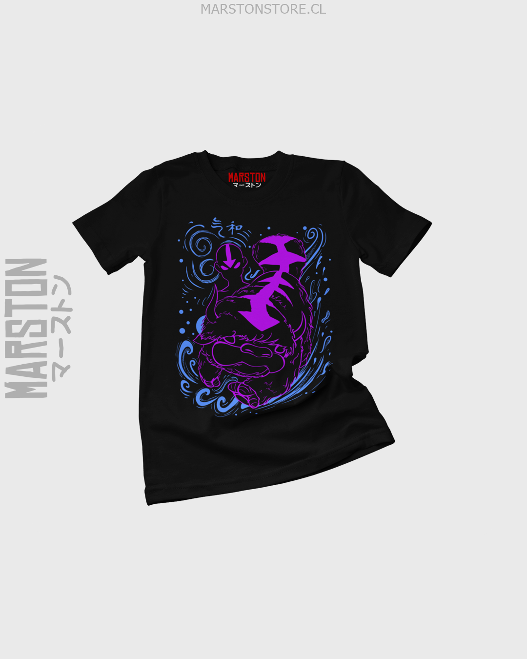 Polera negra de Avatar: La leyenda de Aang