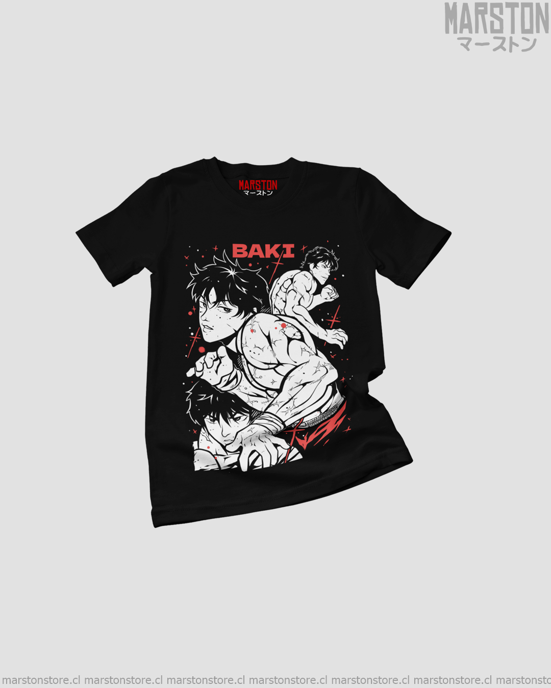 Polera negra de Baki
