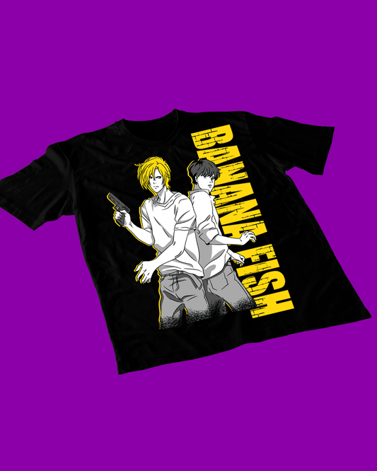 Polera negra de Banana Fish