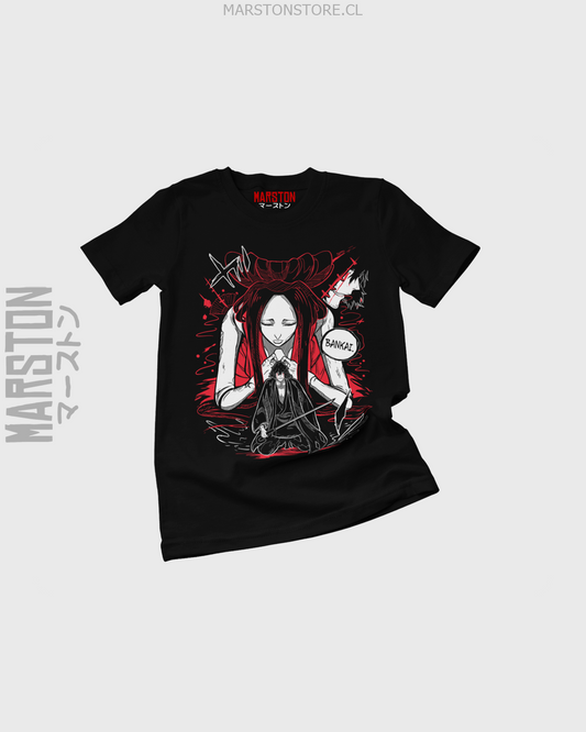 Polera negra de Bleach con Kisuke Urahara