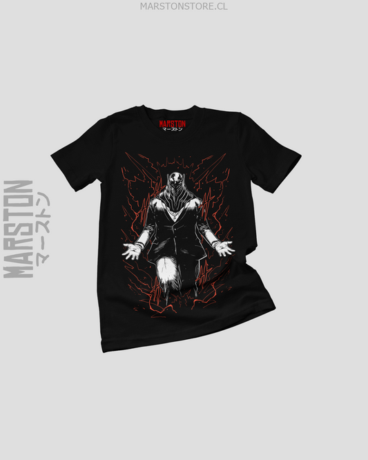 Polera negra de Boku no Hero Academia (My Hero Academia) con All For One