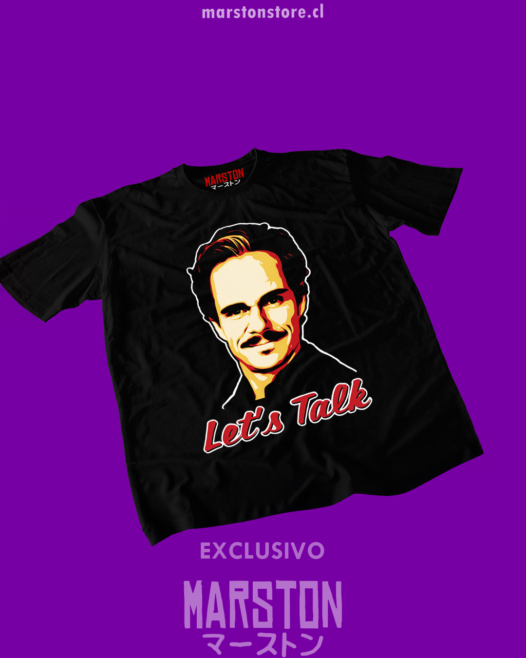 Polera negra de Breaking Bad / Better Call Saul con Lalo Salamanca