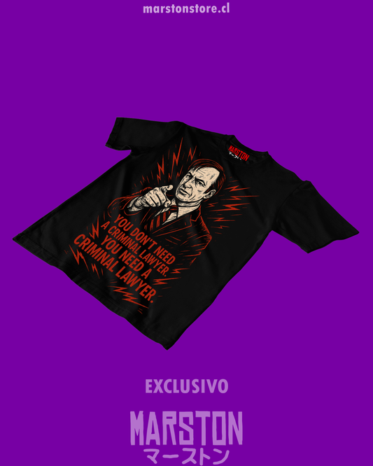 Polera negra de Breaking Bad / Better Call Saul con Saul Goodman