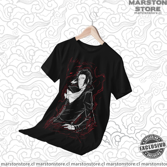 Polera negra de Bungou Stray Dogs