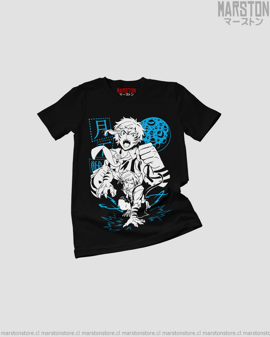 Polera negra de Bungou Stray Dogs