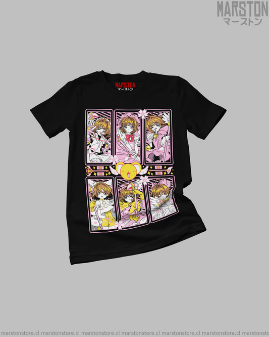 Polera negra de Cardcaptor Sakura (Sakura Card Captor)