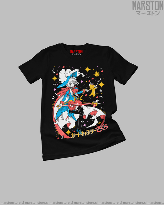 Polera negra de Cardcaptor Sakura (Sakura Card Captor)