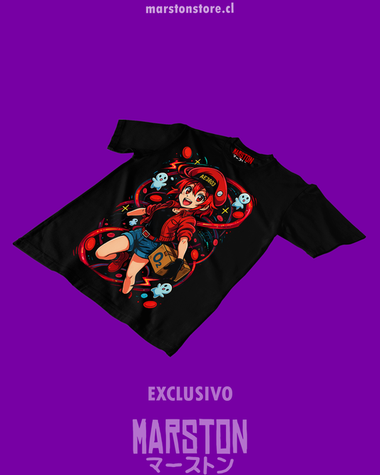 Polera negra de Cells at Work!