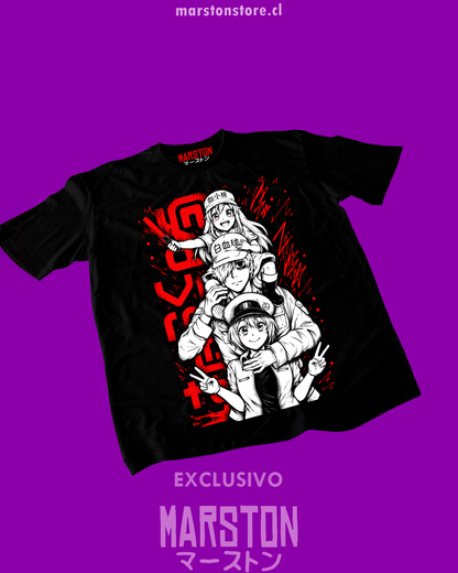Polera negra de Cells at Work!
