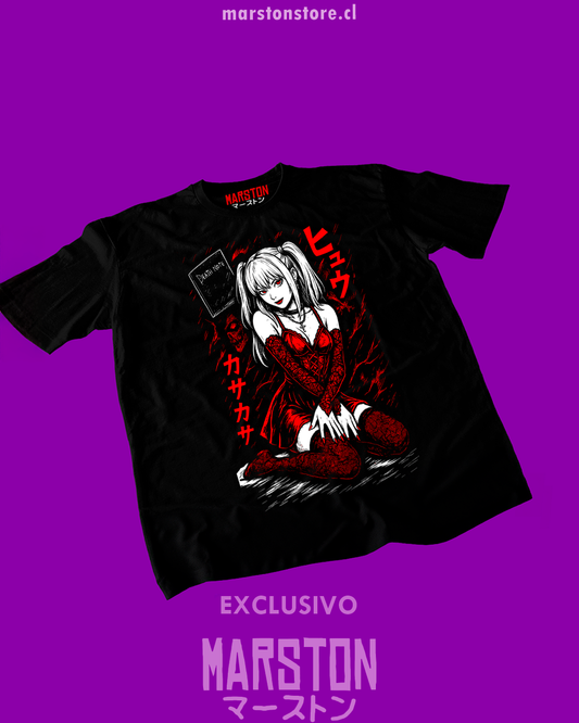 Polera negra de Death Note con Misa Amane