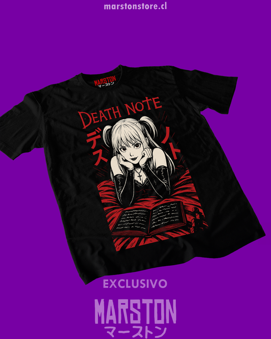 Polera negra de Death Note con Misa Amane