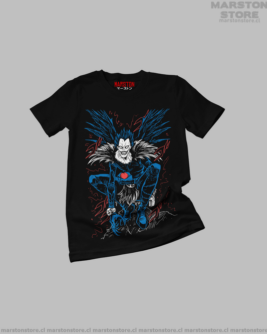 Polera negra de Death Note con Ryuk