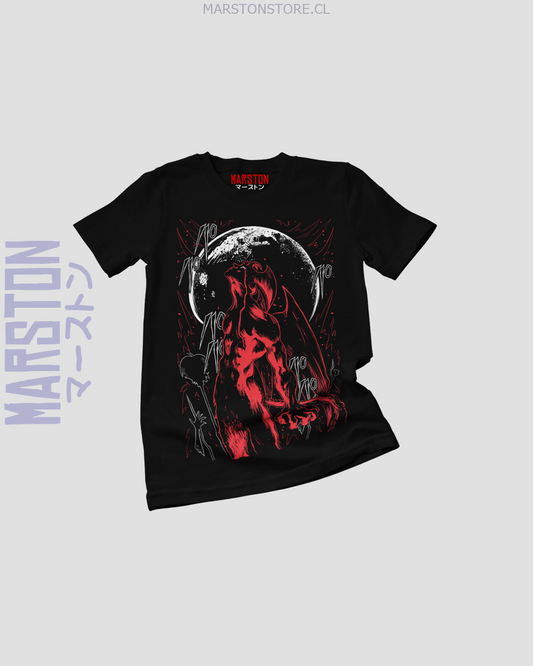 Polera negra de Devilman Crybaby