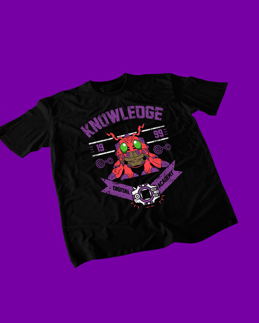 Polera negra de Digimon