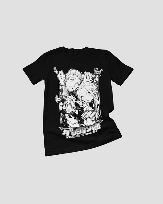 Polera negra de Dungeon Meshi