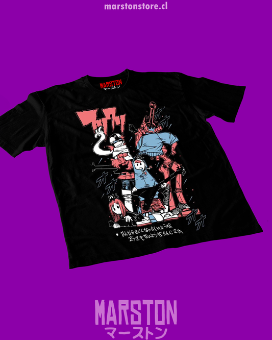Polera negra de FLCL