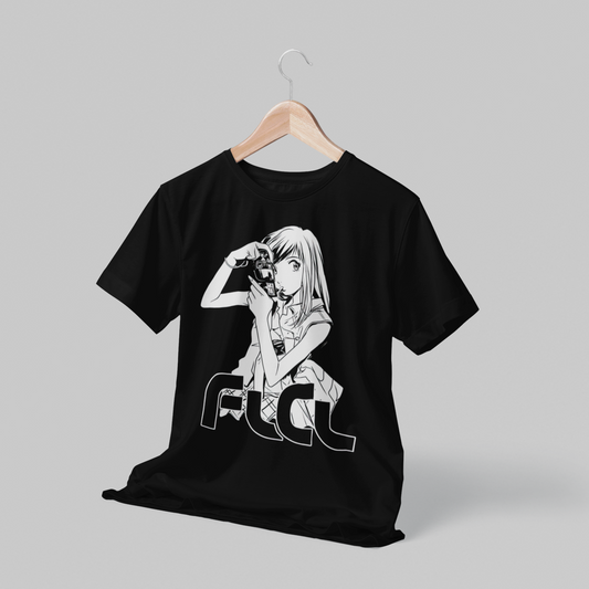 Polera negra de FLCL (Fooly Cooly)