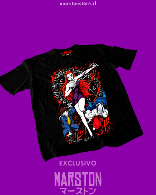 Polera negra de Ghost Sweeper Mikami
