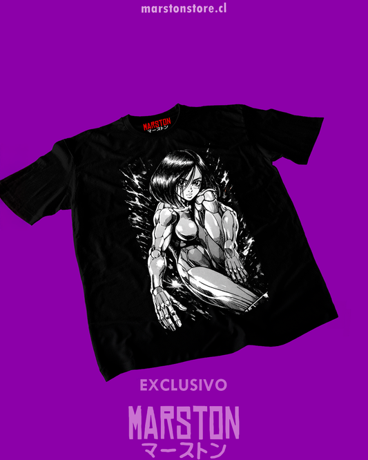 Polera negra de GUNNM: Battle Angel Alita