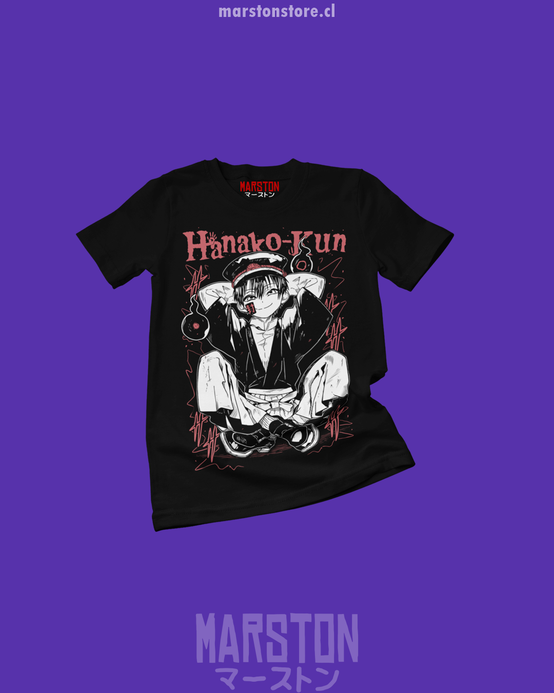 Polera negra de Hanako-kun